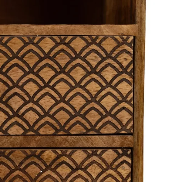 MESITA NATURAL MADERA DE MANGO 29,50 X 25,50 X 64 CM - Imagen 8