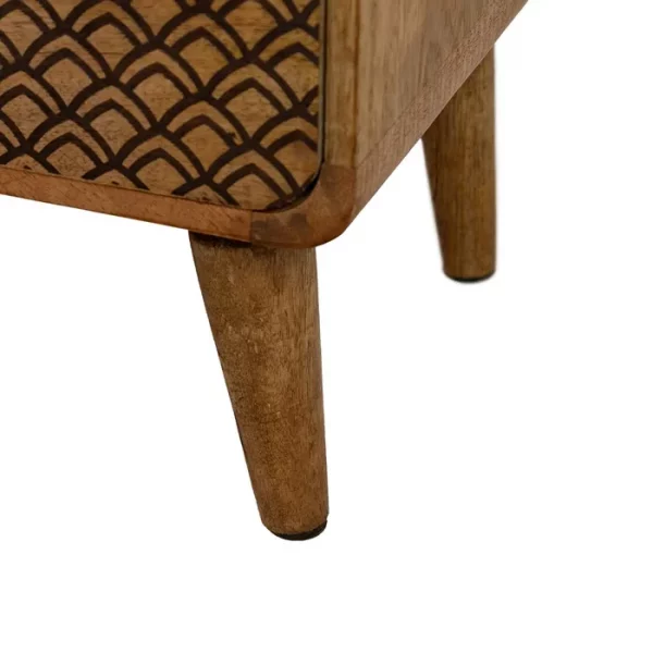 MESITA NATURAL MADERA DE MANGO 29,50 X 25,50 X 64 CM - Imagen 9