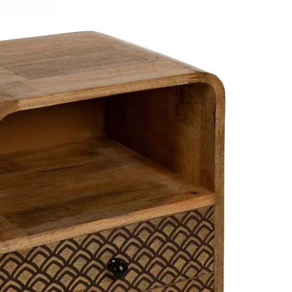 MESITA NATURAL MADERA DE MANGO 45 X 33 X 72 CM - Imagen 4