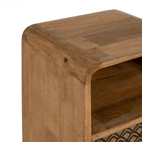 MESITA NATURAL MADERA DE MANGO 45 X 33 X 72 CM - Imagen 5