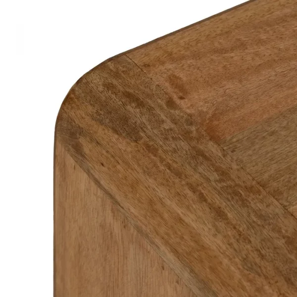 MESITA NATURAL MADERA DE MANGO 45 X 33 X 72 CM - Imagen 6