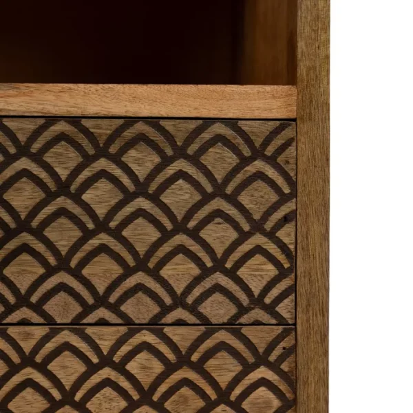 MESITA NATURAL MADERA DE MANGO 45 X 33 X 72 CM - Imagen 9