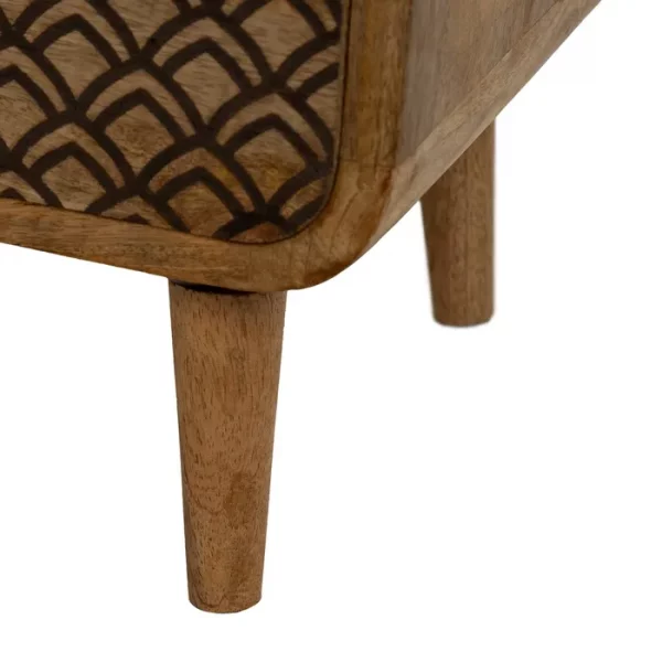 MESITA NATURAL MADERA DE MANGO 45 X 33 X 72 CM - Imagen 10