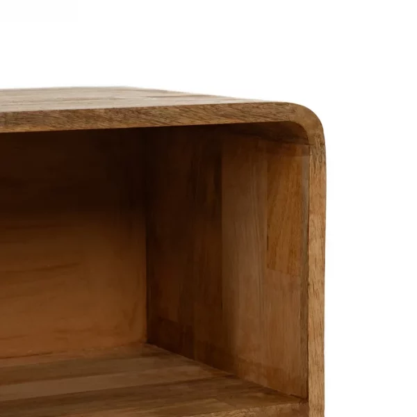 MESITA NATURAL MADERA DE MANGO 45 X 31 X 63,50 CM - Imagen 4