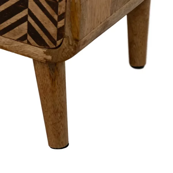 MESITA NATURAL MADERA DE MANGO 45 X 31 X 63,50 CM - Imagen 10