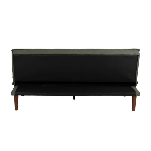 SOFÁ-CAMA VERDE METAL-MADERA SALÓN 181 X 88 X 85,50 CM - Imagen 5