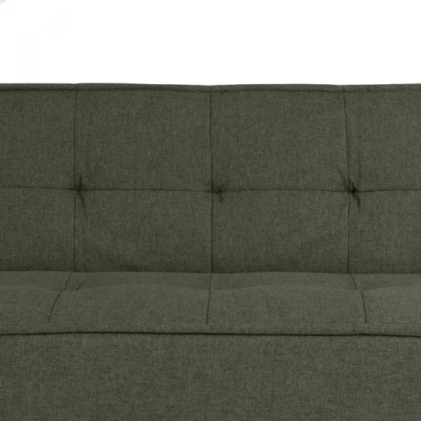 SOFÁ-CAMA VERDE METAL-MADERA SALÓN 181 X 88 X 85,50 CM - Imagen 11