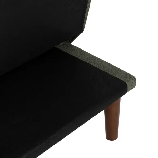 SOFÁ-CAMA VERDE METAL-MADERA SALÓN 181 X 88 X 85,50 CM - Imagen 13