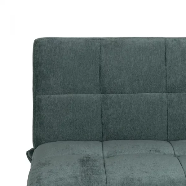 SOFÁ-CAMA VERDE METAL-MADERA SALÓN 178 X 94 X 86 CM - Imagen 9