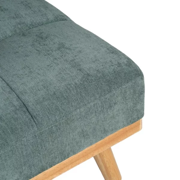 SOFÁ-CAMA VERDE METAL-MADERA SALÓN 178 X 94 X 86 CM - Imagen 10
