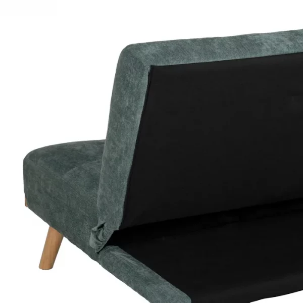 SOFÁ-CAMA VERDE METAL-MADERA SALÓN 178 X 94 X 86 CM - Imagen 12