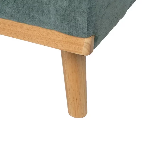 SOFÁ-CAMA VERDE METAL-MADERA SALÓN 178 X 94 X 86 CM - Imagen 14