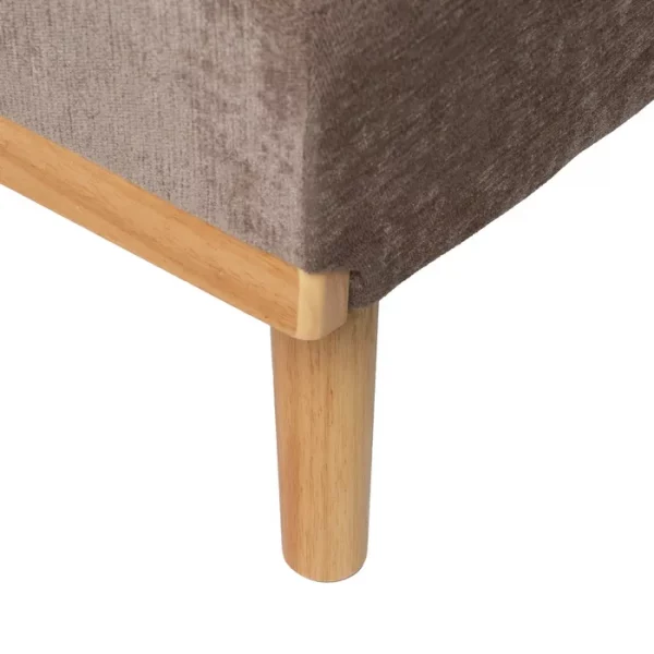 SOFÁ-CAMA TAUPE METAL-MADERA SALÓN 178 X 94 X 86 CM - Imagen 13
