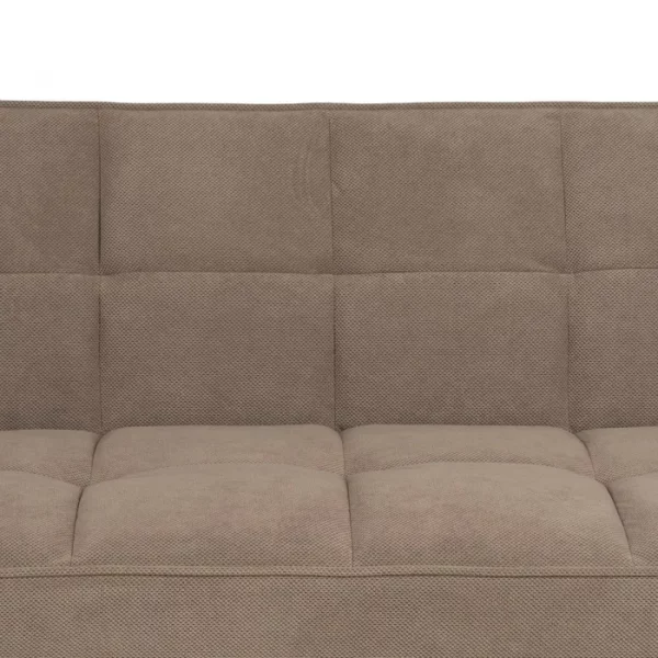 SOFÁ-CAMA BEIGE MADERA DECORACIÓN 175 X 84 X 73 CM - Imagen 11