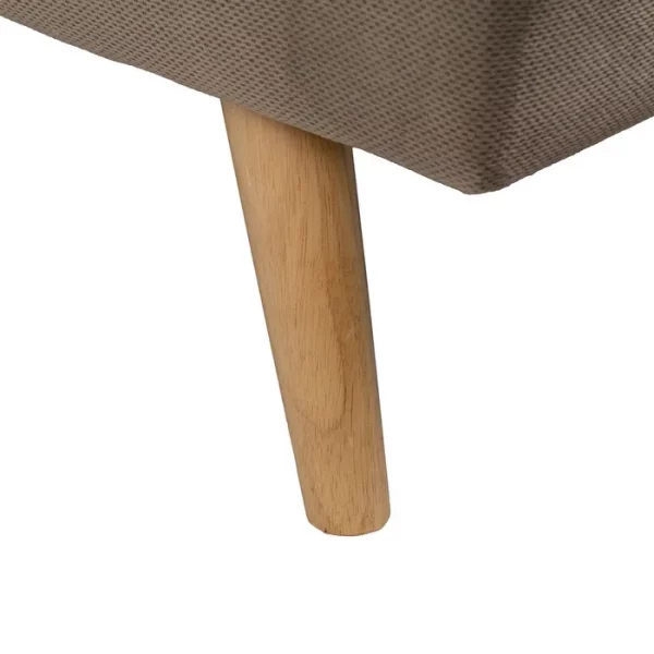 SOFÁ-CAMA BEIGE MADERA DECORACIÓN 175 X 84 X 73 CM - Imagen 14