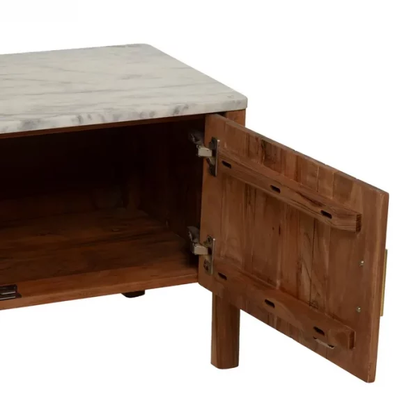 MUEBLE TV NATURAL ACACIA SALÓN 141 X 41 X 45 CM - Imagen 7