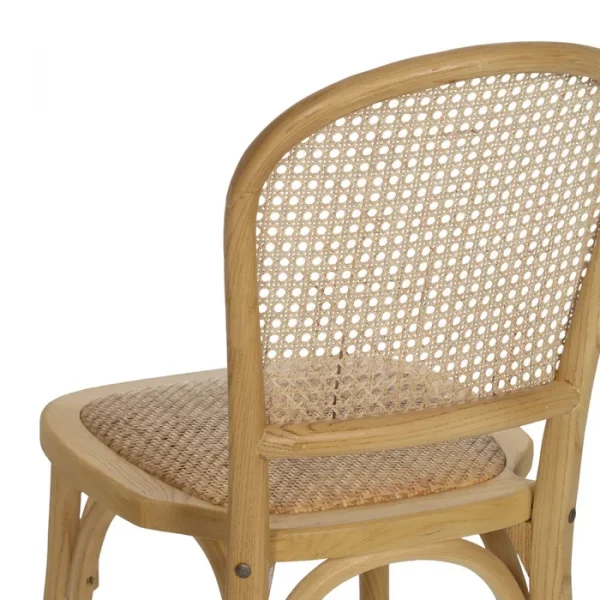 SILLA NATURAL MADERA 45 X 57 X 88 CM - Imagen 11