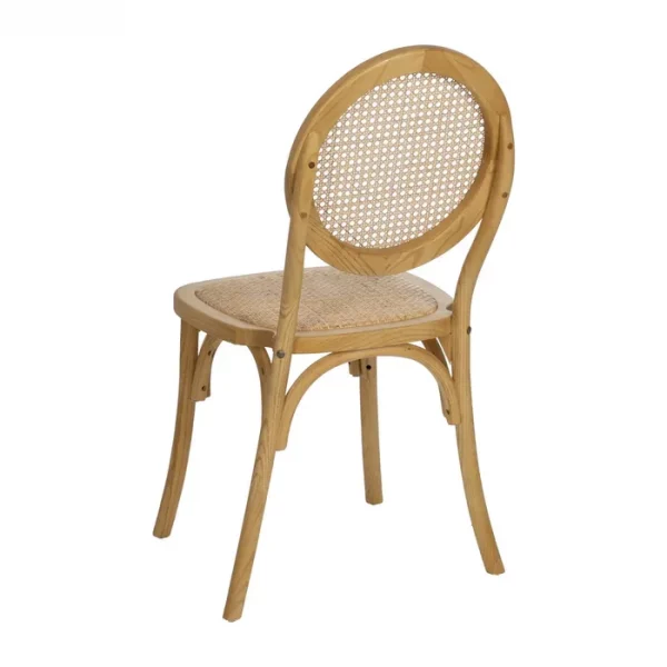 SILLA NATURAL MADERA 45 X 57 X 92 CM - Imagen 4
