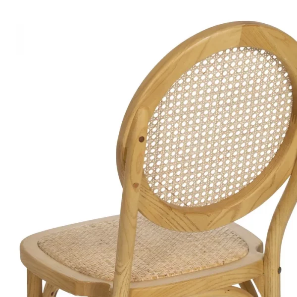 SILLA NATURAL MADERA 45 X 57 X 92 CM - Imagen 10