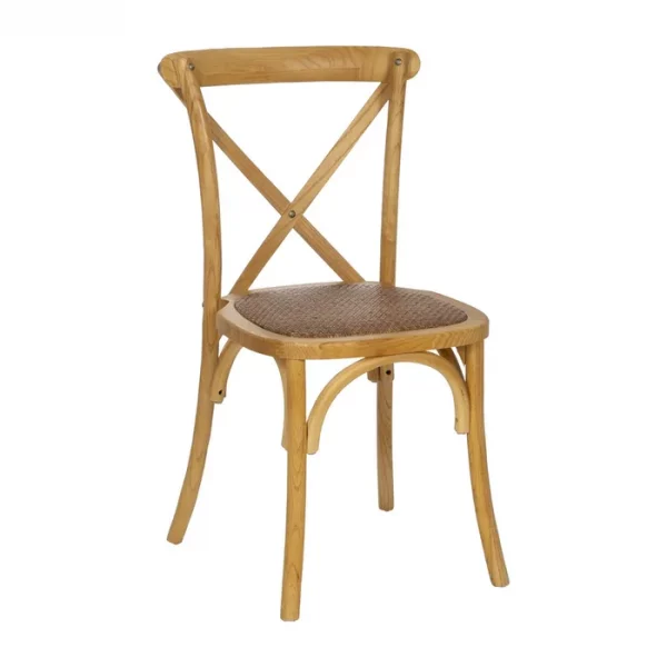SILLA ASPAS NATURAL MADERA 50 X 56 X 87 CM - Imagen 2