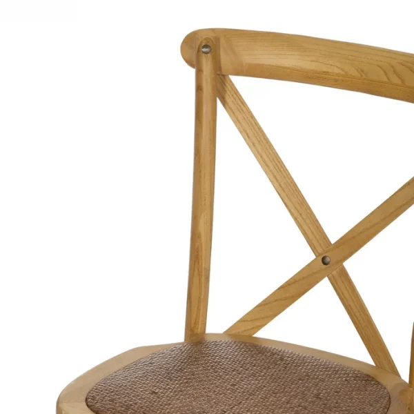 SILLA ASPAS NATURAL MADERA 50 X 56 X 87 CM - Imagen 6