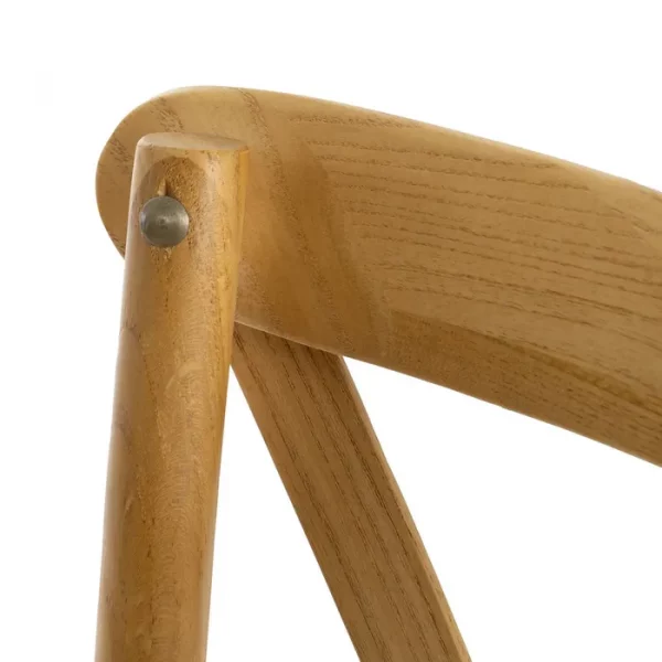 SILLA ASPAS NATURAL MADERA 50 X 56 X 87 CM - Imagen 7