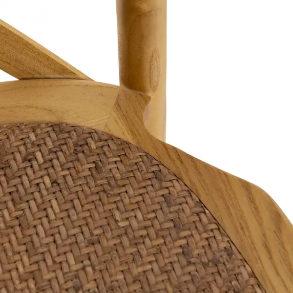 SILLA ASPAS NATURAL MADERA 50 X 56 X 87 CM - Imagen 9