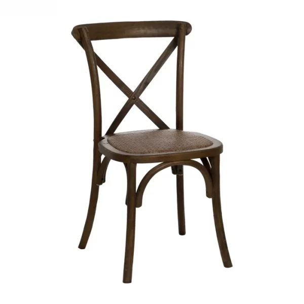 SILLA ASPAS MARRÓN MADERA 50 X 56 X 87 CM - Imagen 2