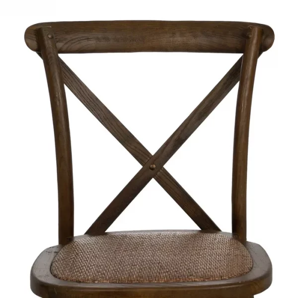 SILLA ASPAS MARRÓN MADERA 50 X 56 X 87 CM - Imagen 5
