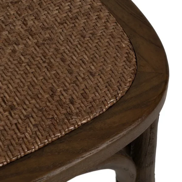 SILLA ASPAS MARRÓN MADERA 50 X 56 X 87 CM - Imagen 10