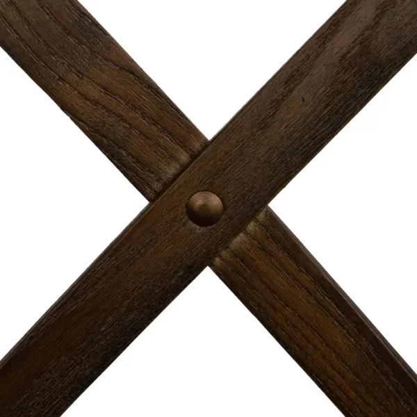 SILLA ASPAS MARRÓN MADERA 50 X 56 X 87 CM - Imagen 12