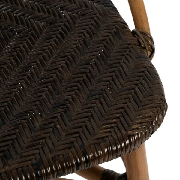 SILLA NATURAL-NEGRO MADERA 50 X 57 X 91 CM - Imagen 11