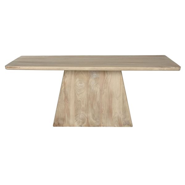 MESA COMEDOR MANGO 180X90X72 NATURAL - Imagen 6