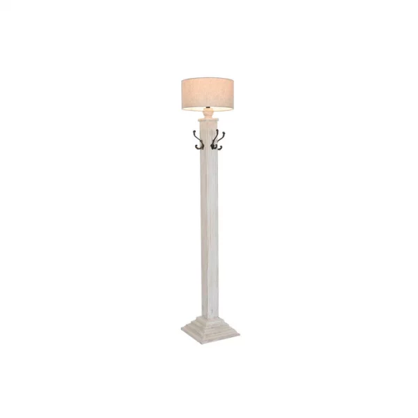 LAMPARA PIE MANGO METAL 42X42X200 PERCHERO DECAPE - Imagen 5