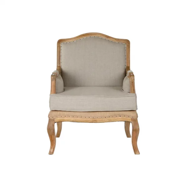 BUTACA MANGO LINO 72X80X95 TALLADA DECAPE BEIGE - Imagen 2