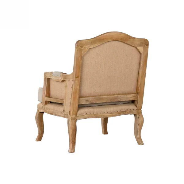 BUTACA MANGO LINO 72X80X95 TALLADA DECAPE BEIGE - Imagen 3