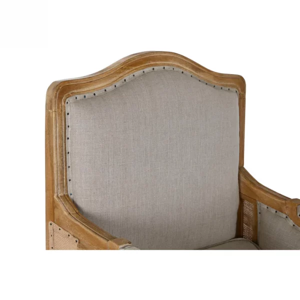 BUTACA MANGO LINO 72X80X95 TALLADA DECAPE BEIGE - Imagen 5
