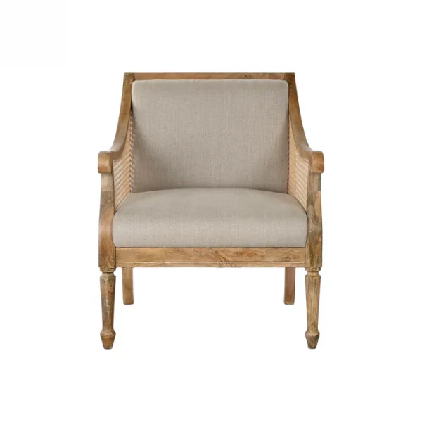 BUTACA MANGO LINO 70X75X83 RATAN DECAPE BEIGE - Imagen 2