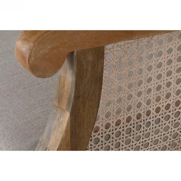 BUTACA MANGO LINO 70X75X83 RATAN DECAPE BEIGE - Imagen 5