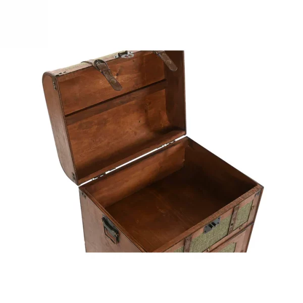 CAJONERA MADERA LIENZO 45X35X71,5 VERDE - Imagen 8
