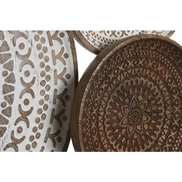 DECORACION PARED MANGO 74X5X76 MANDALAS DESGASTADO - Imagen 3