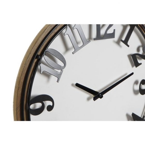 RELOJ PARED METAL MDF 108X6,4X63,5 BICICLETA NEGRO - Imagen 2