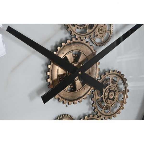 RELOJ PARED METAL 142X9X142 BLANCO - Imagen 3
