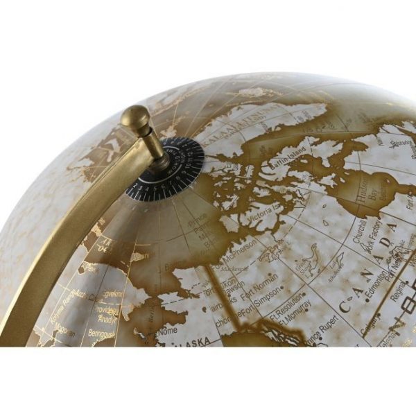 GLOBO TERRAQUEO PVC MANGO 50X46X70 DORADO - Imagen 2