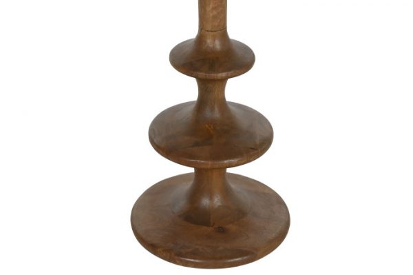 LAMPARA PIE MANGO ALGODON 50X50X166 - Imagen 3