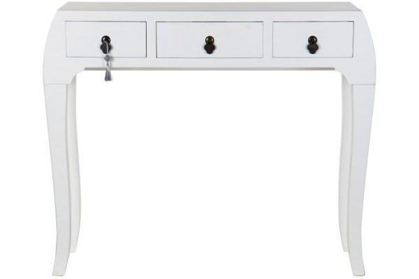 CONSOLA ABETO MDF 96X26X80 12,00 ORIENTAL BLANCO - Imagen 6