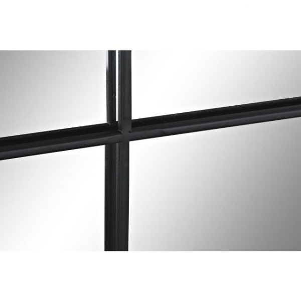 ESPEJO HIERRO CRISTAL 60X2X150 VENTANA NEGRO - Imagen 3