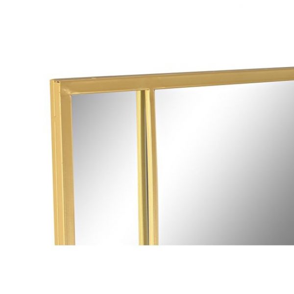 ESPEJO HIERRO CRISTAL 90X2X180 DORADO - Imagen 2