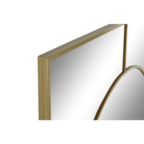 ESPEJO HIERRO CRISTAL 90X2X180 DORADO - Imagen 2