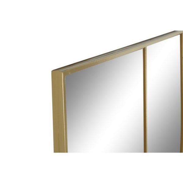 ESPEJO HIERRO CRISTAL 90X2X180 DORADO - Imagen 2
